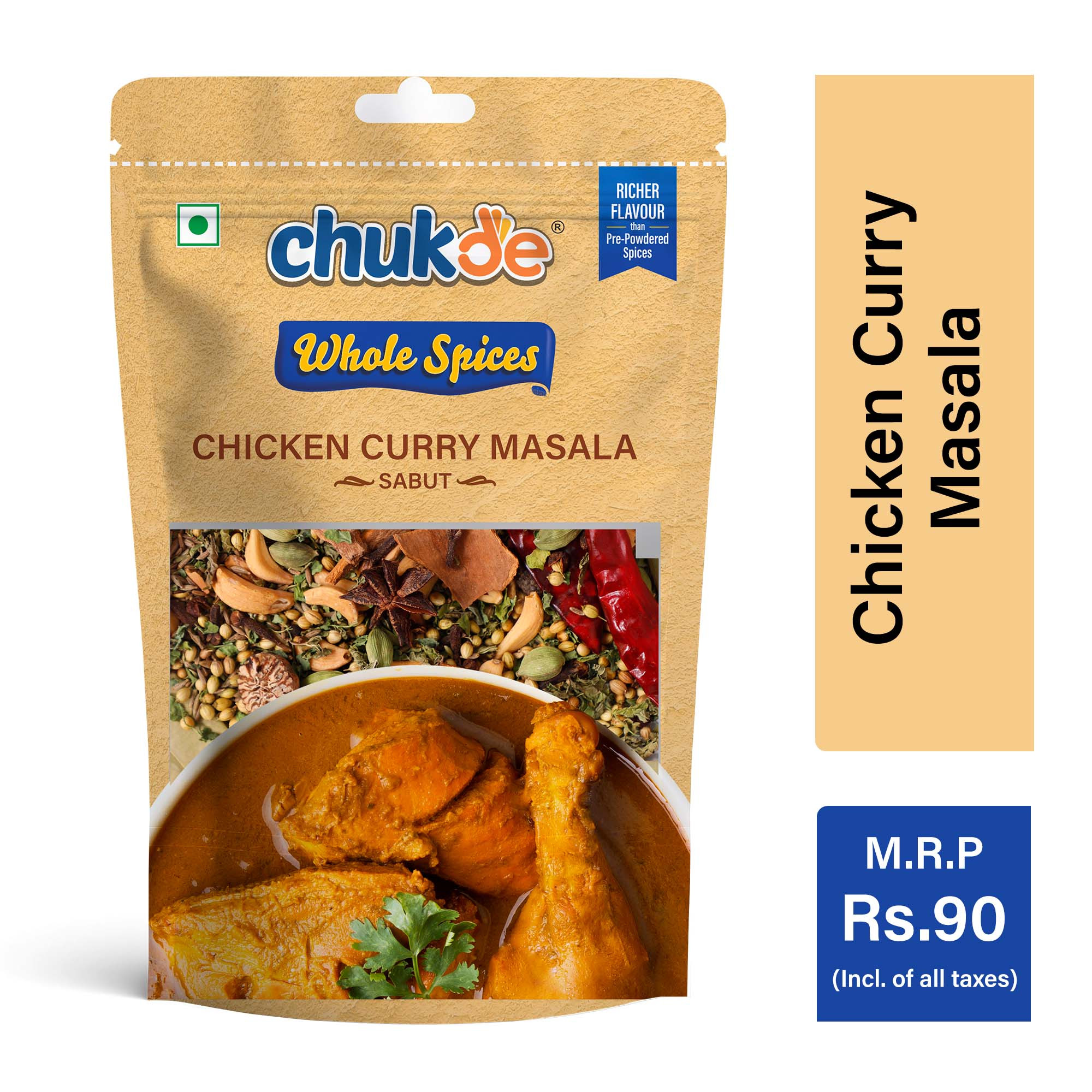 Chukde Chicken Curry Masala Whole 50g